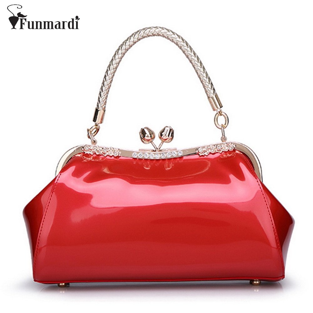 Сумка с замком поцелуйчик