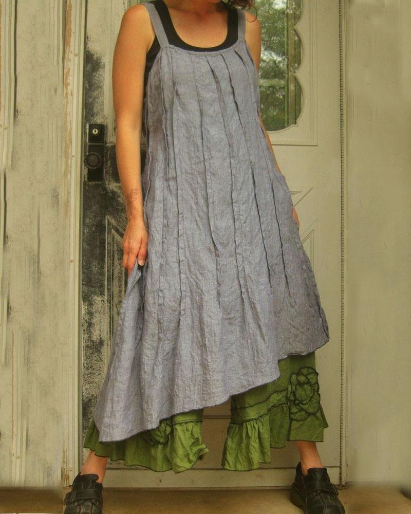 Джинсовые юбки в стиле пэчворк