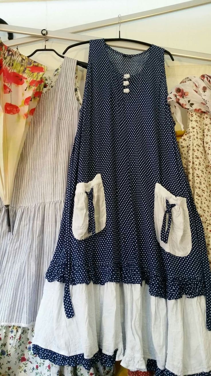 Сарафан из джинсов