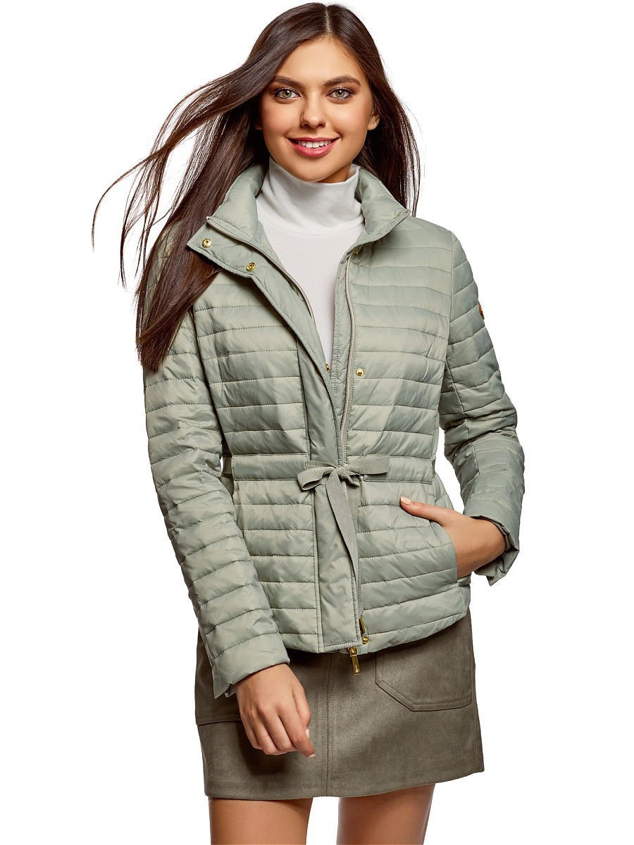 Стеганые куртки для женщин на весну