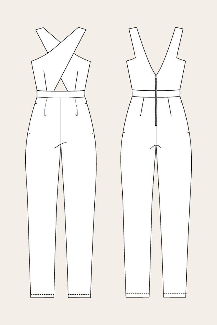 Женский брючный костюм для пошива