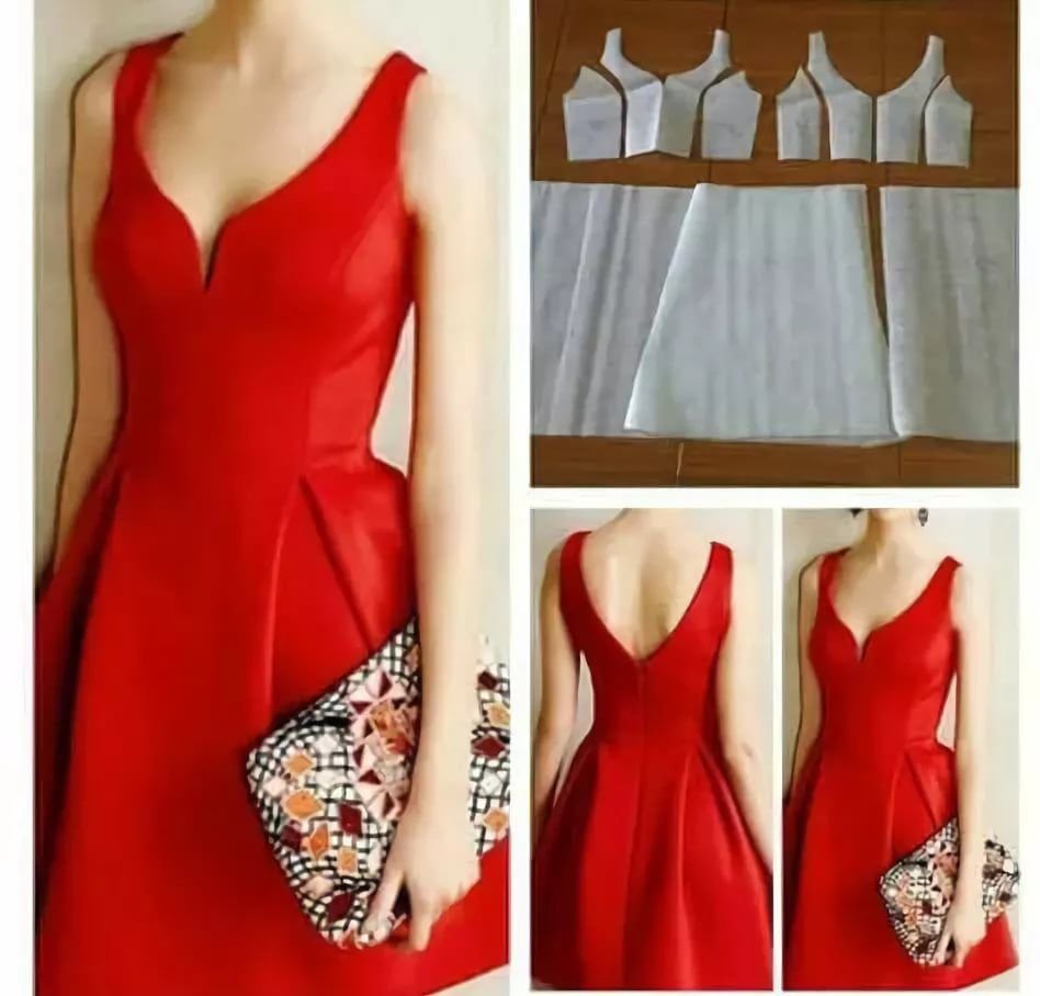 Комбинированные джинсовые платья