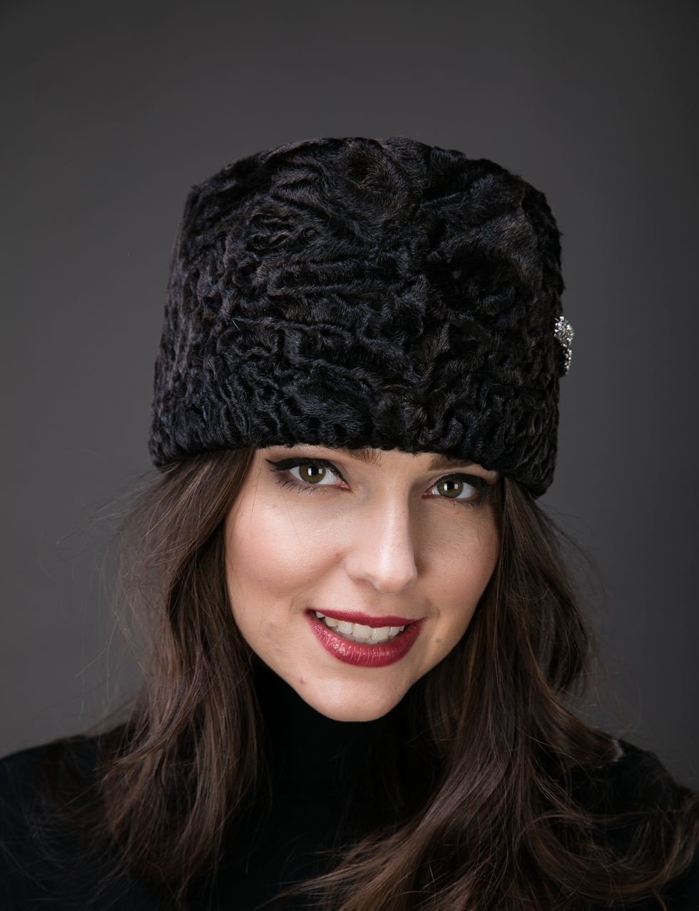 Папаха Кавказская каракулевая ушанка