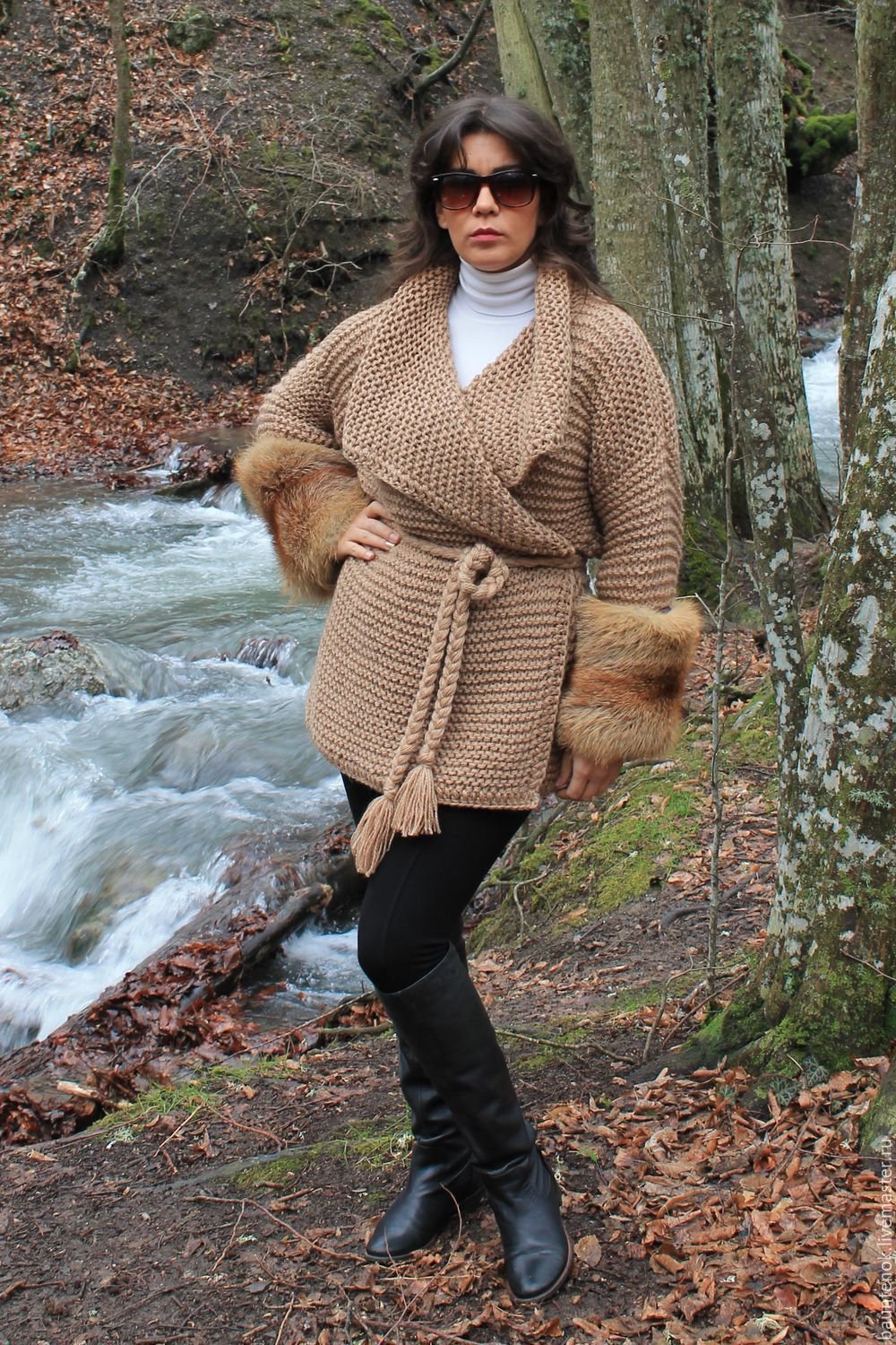 Резервед вязаный жакет