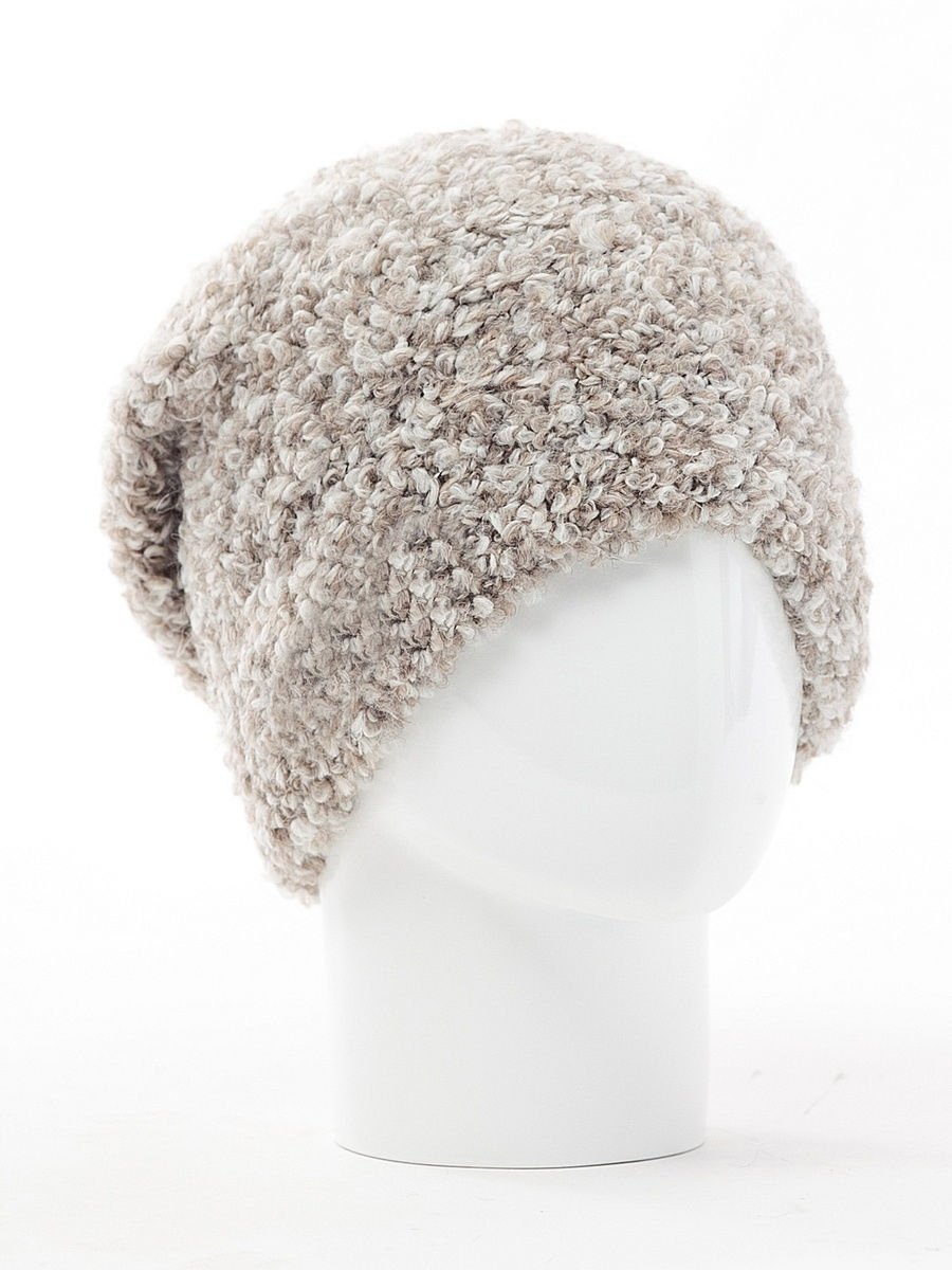 Шапка пряжа букле