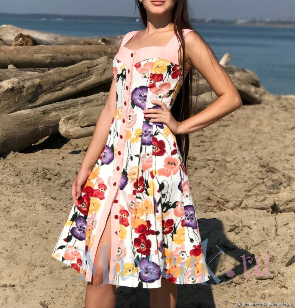 Сарафан с принтом