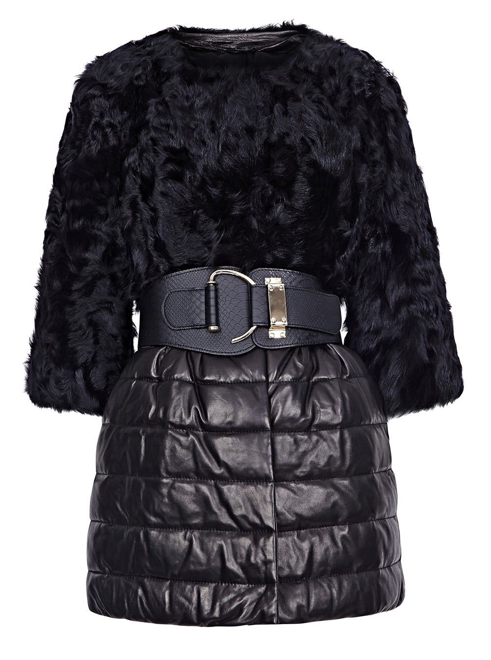 Куртка женская воротник стойка с мехом