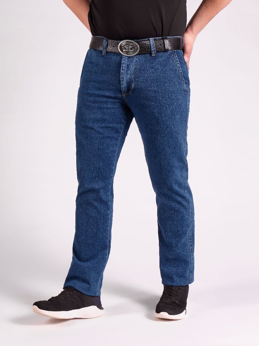 Джинсы с косыми карманами