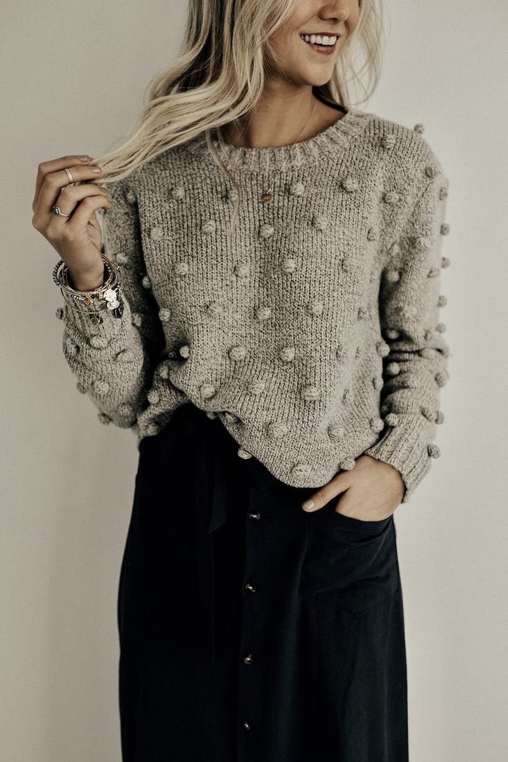 Пуловер в стиле пэчворк