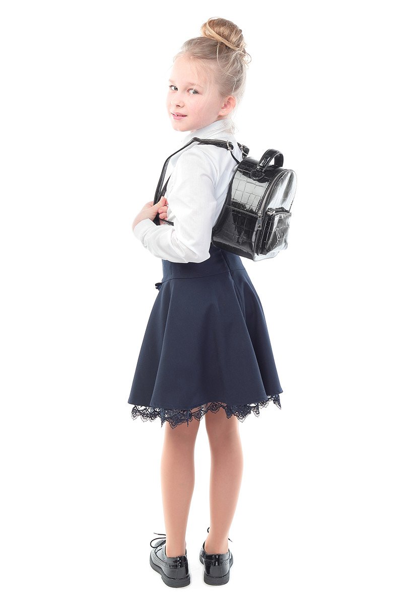 Кожаная юбка для девочки