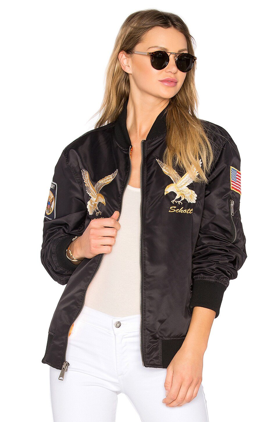 Кожаный бомбер Vero Moda