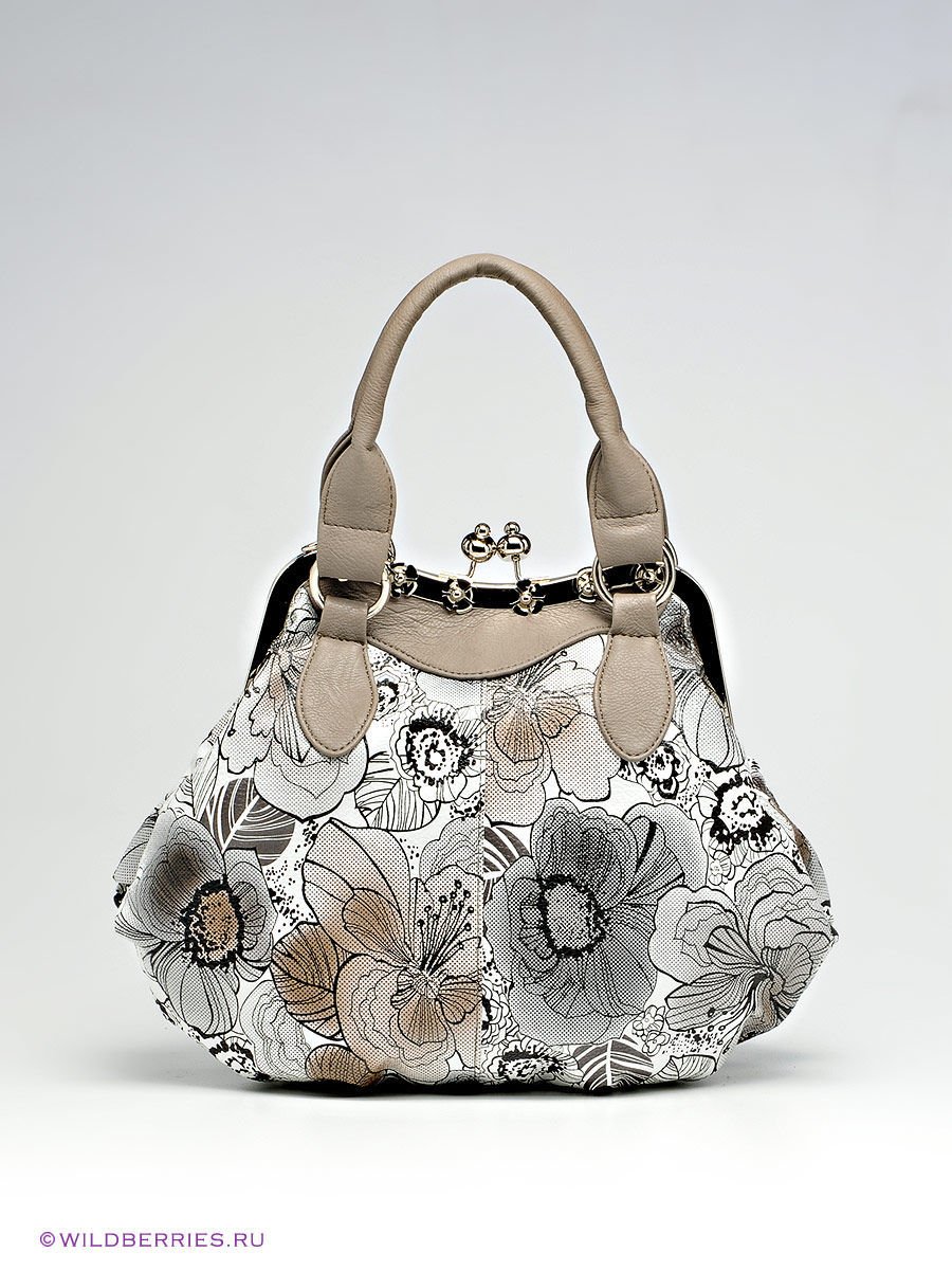 Сумки с застежкой поцелуйчик