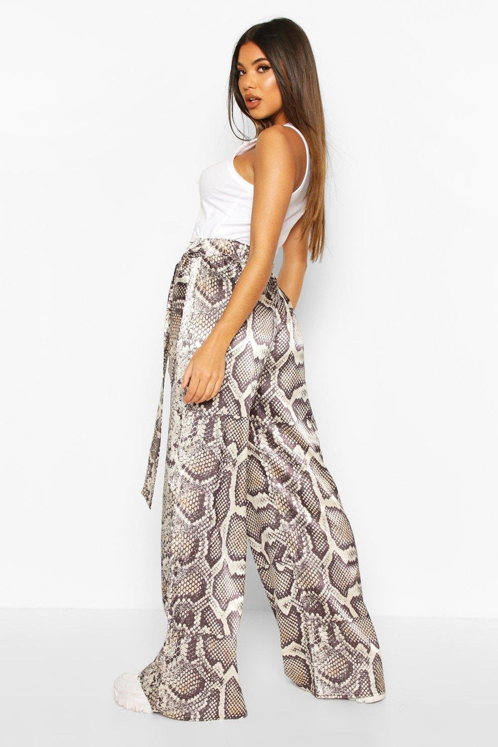 Брюки змеиная кожа