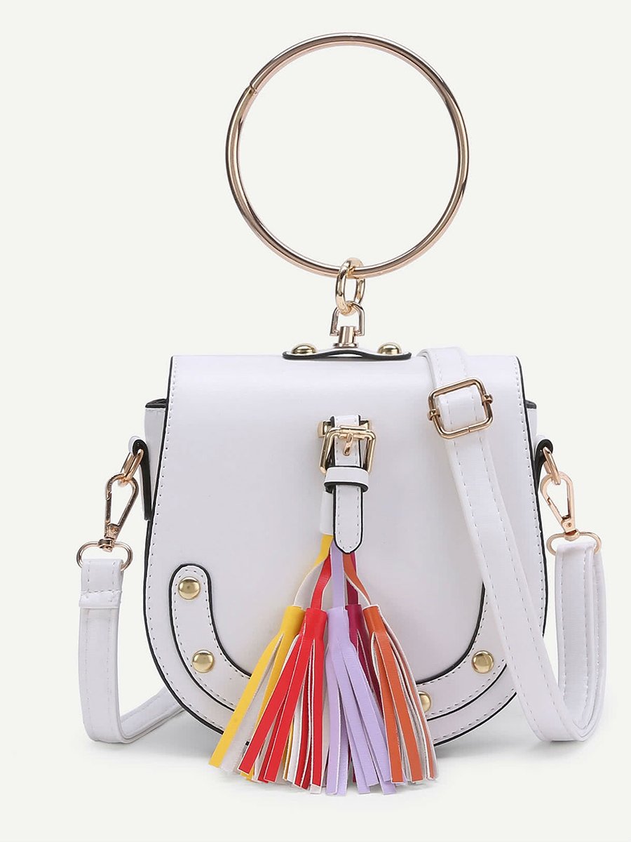 Сумочка с ручками кольцами