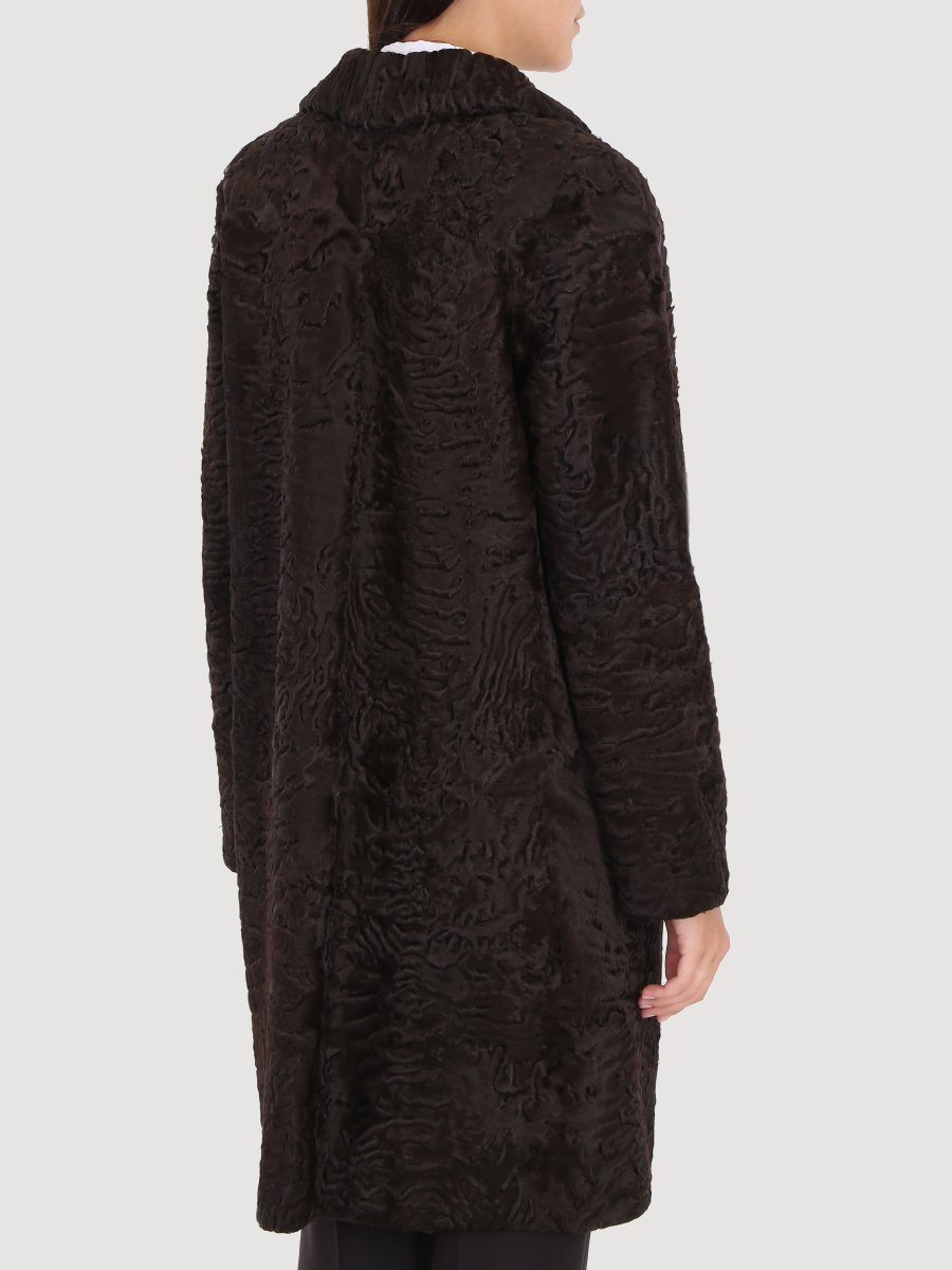 Каракулевая полупальто женское 54-56 размер