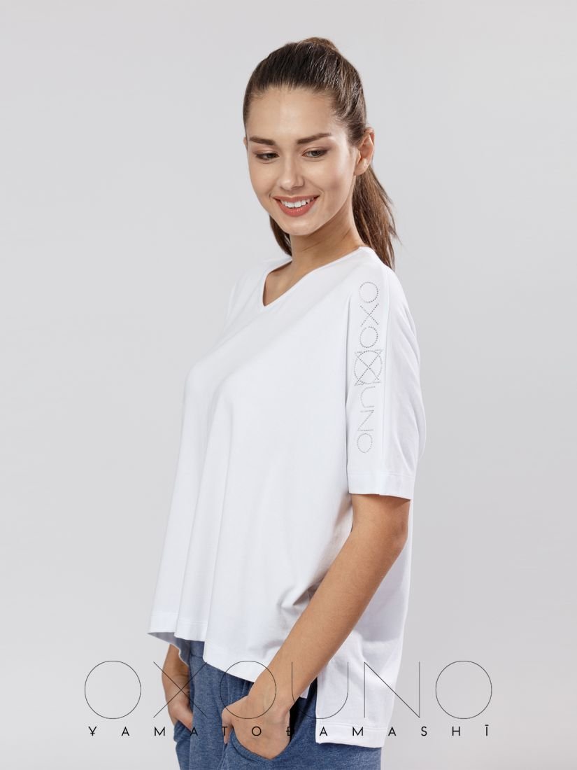 Блузка свободного кроя