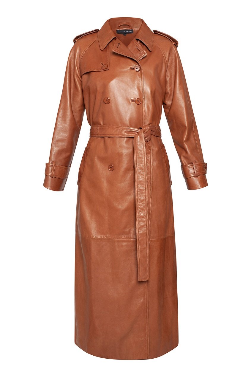 Тото Московский 105 кожаное пальто