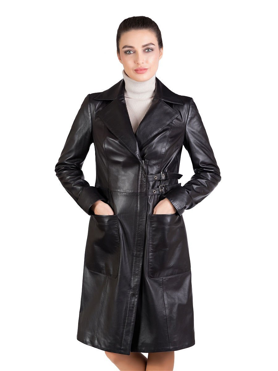 Кожаное пальто Vito Lorenzo