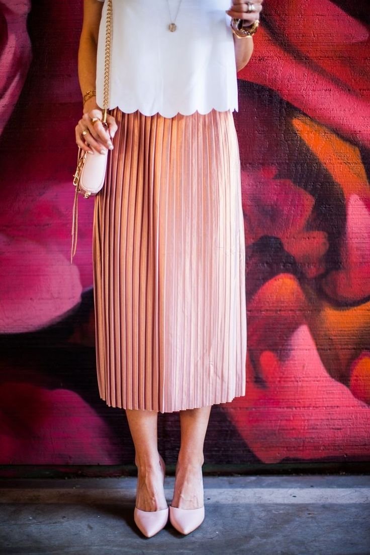 Юбка плиссе Plus Size