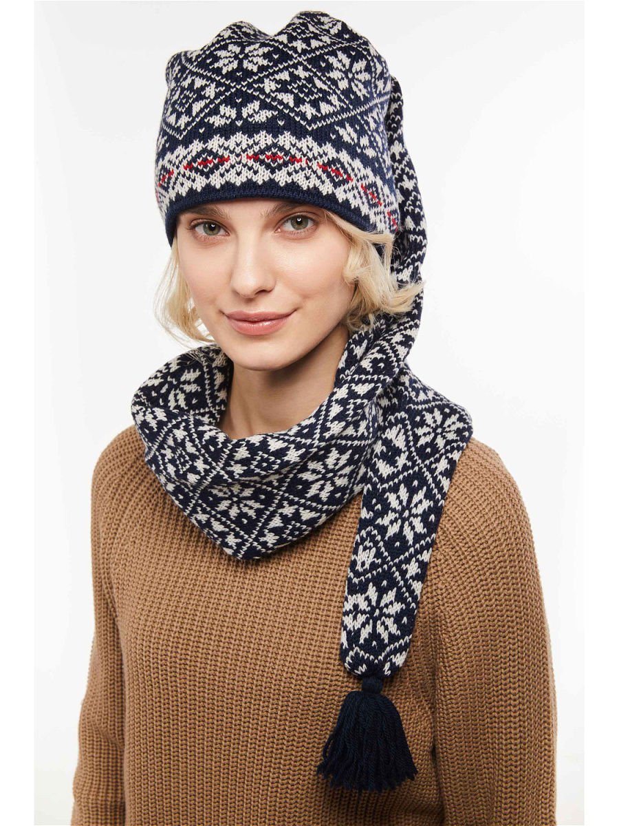 Шапка шарф Скандика