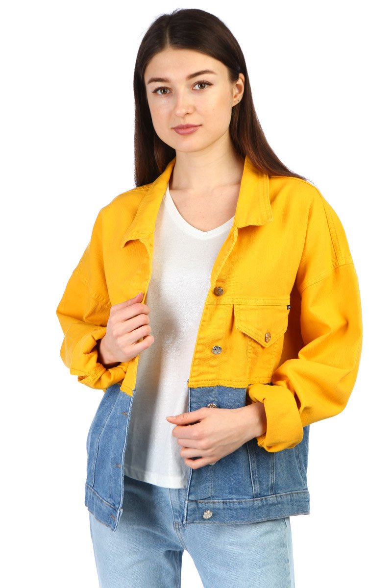 Желтая джинсовка