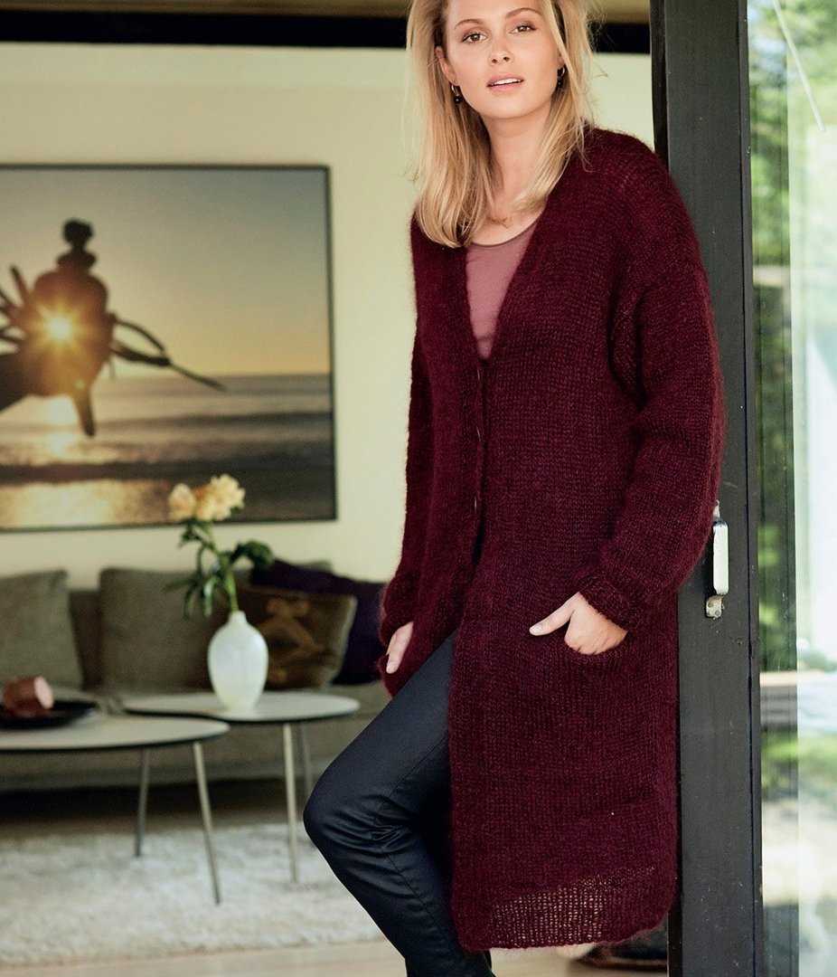 Кардиган махровый