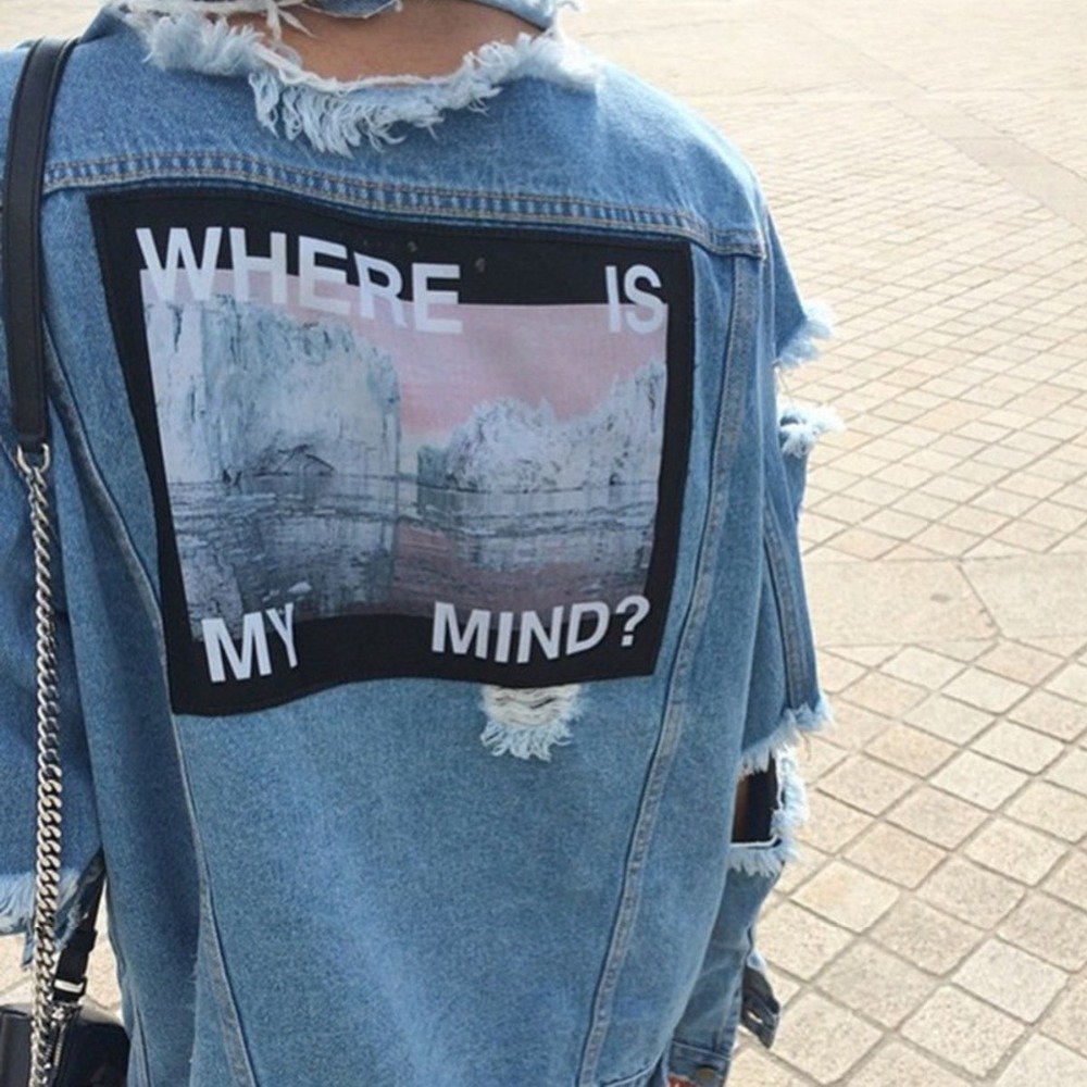 MISBHV джинсовая куртка where is my Mind