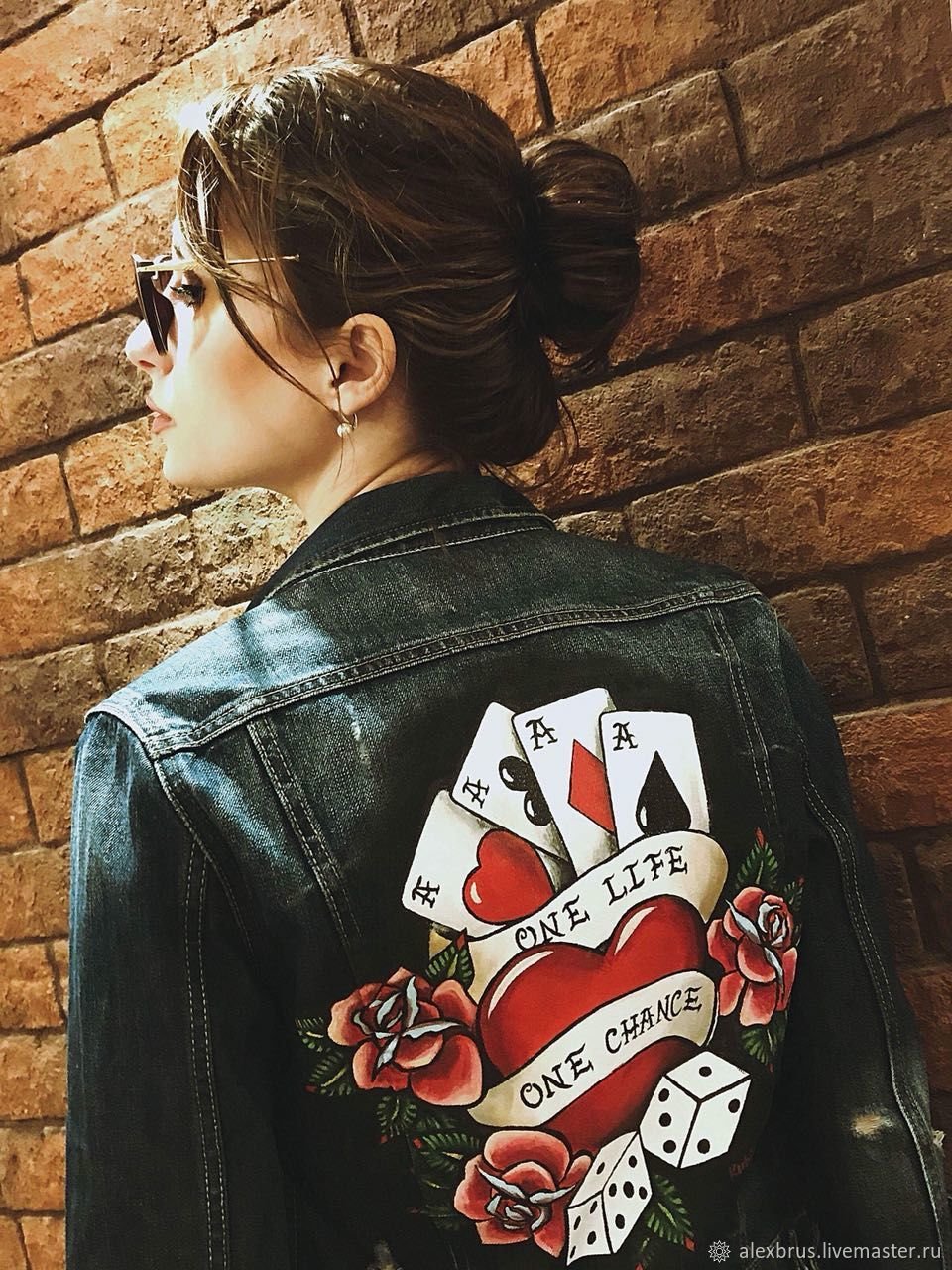 Роспись джинсовой куртки