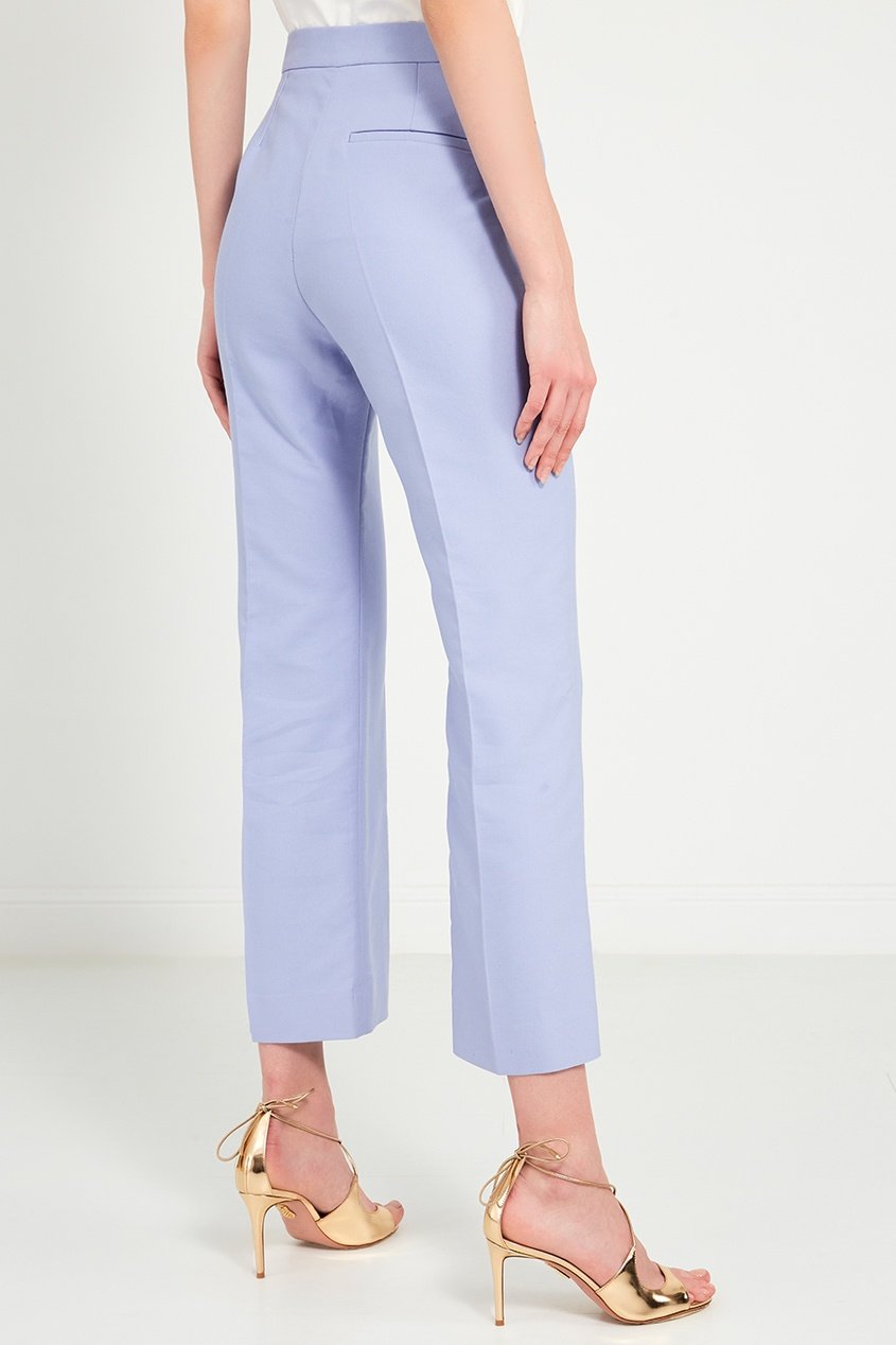 Лавандовые брюки