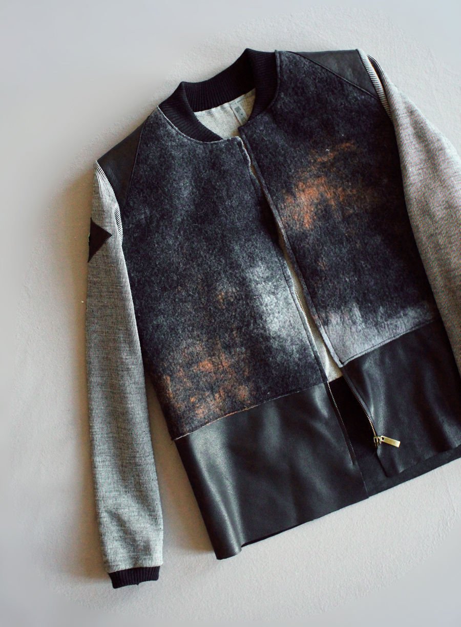 Куртки комбинированные с каракулем