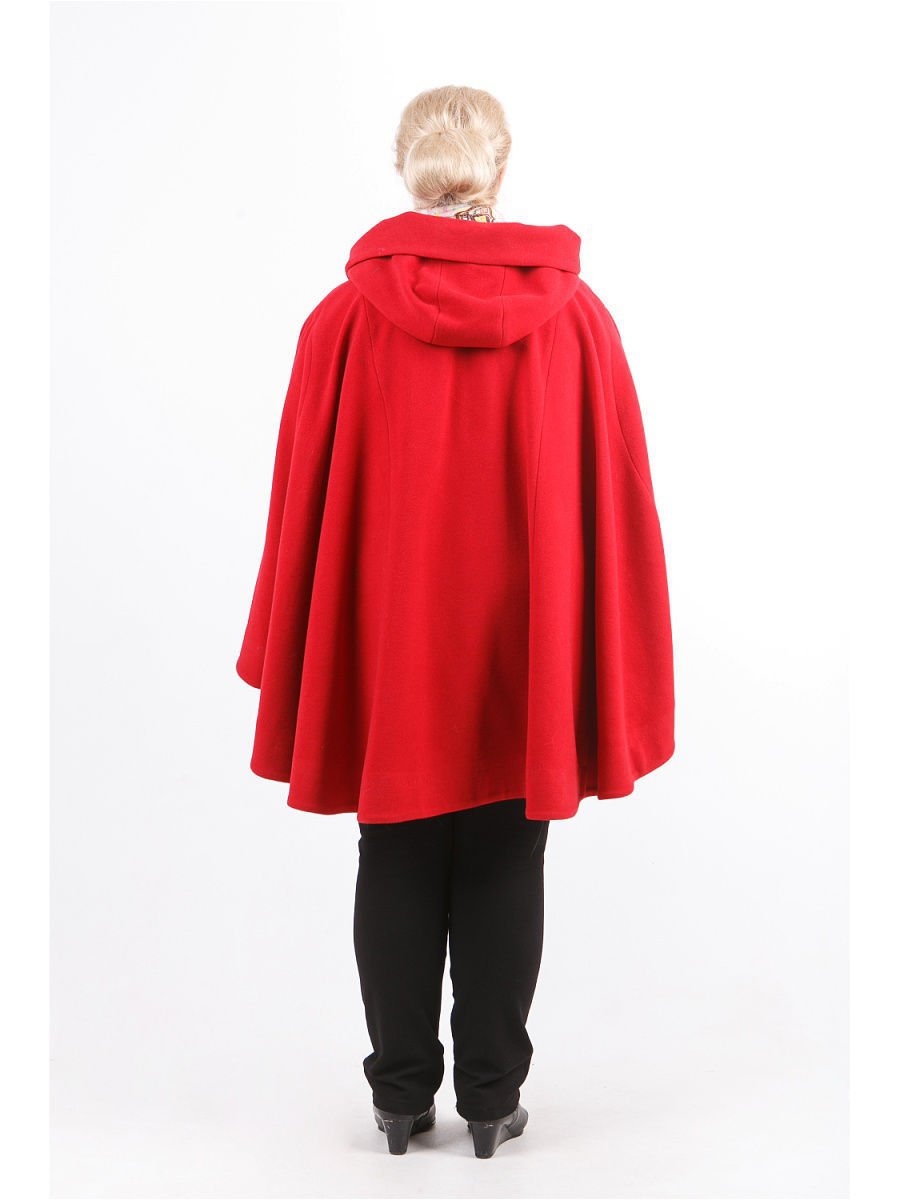 Вязаное пончо