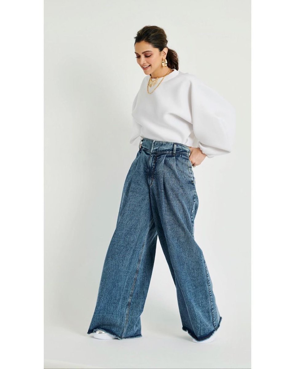 Джинсы палаццо для полных