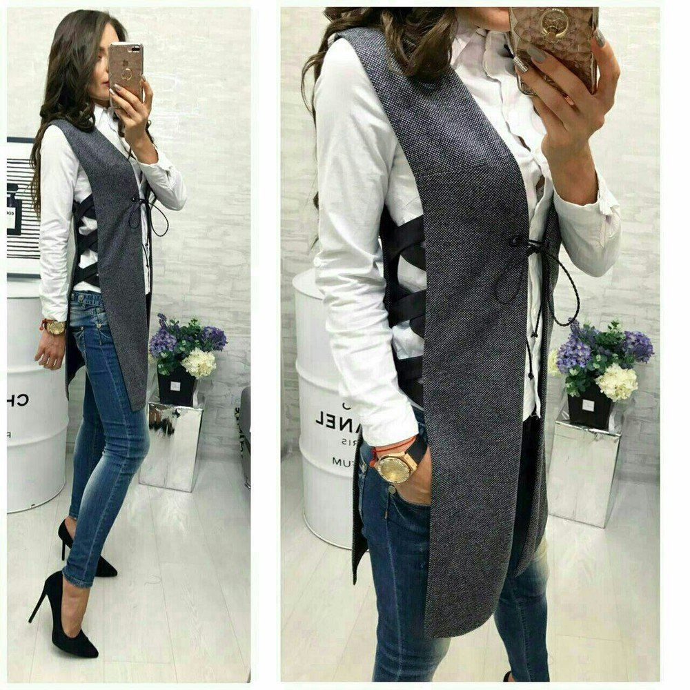 Пальто с разрезами по бокам