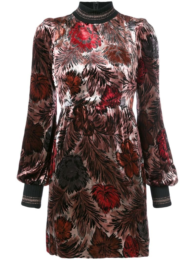 Платье massimo Dutti шелк бархат