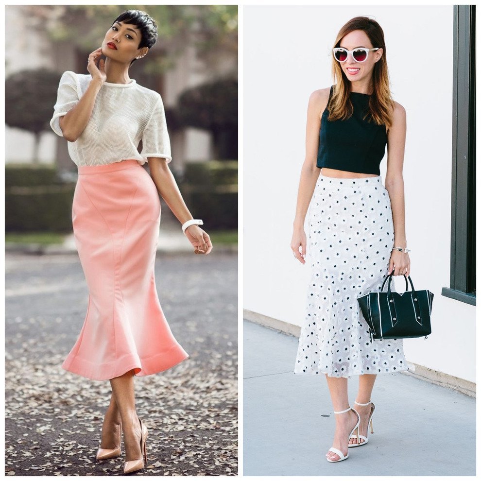 Романтичный образ с юбкой