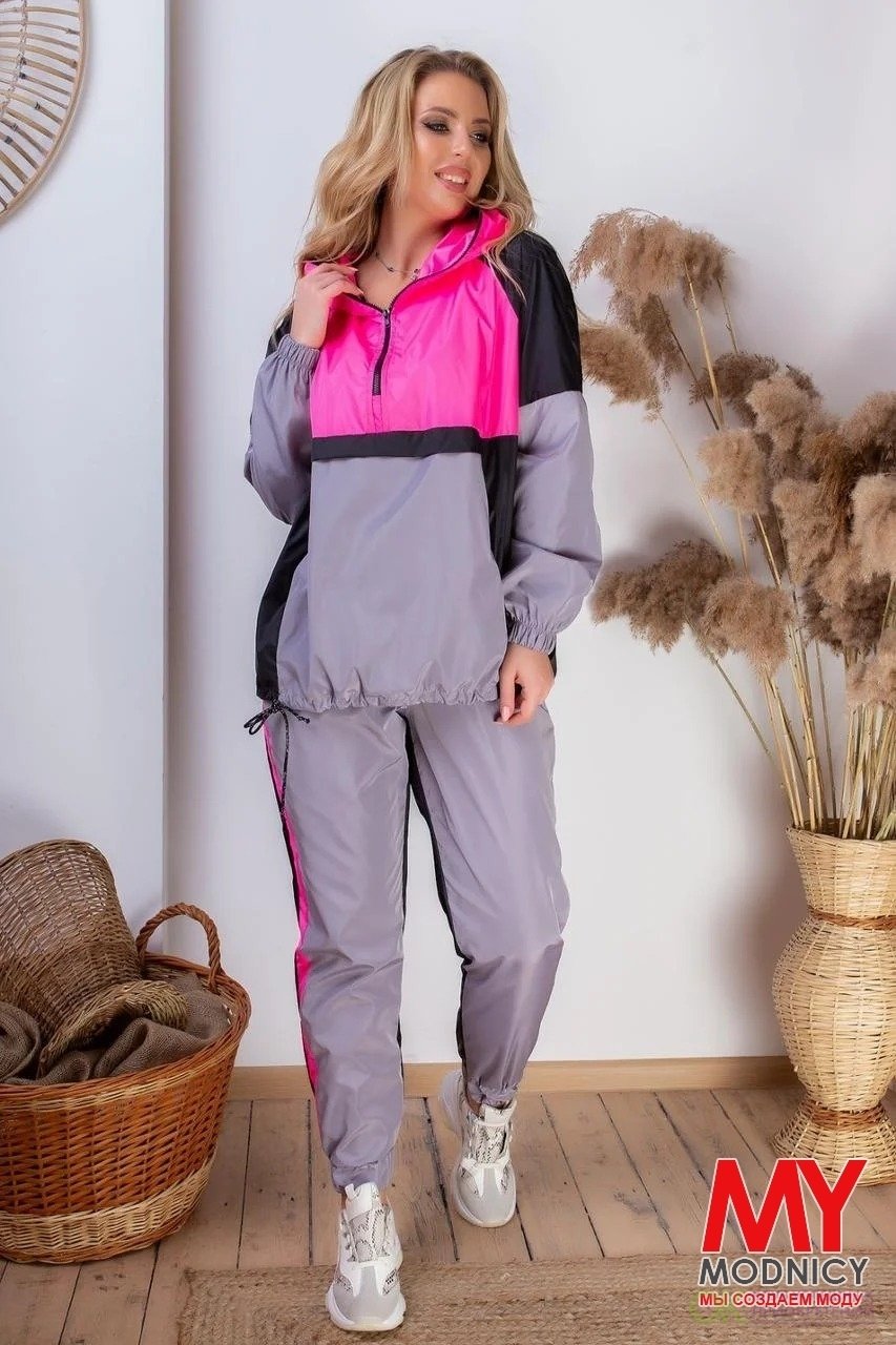 Спортивный костюм плащевка женский
