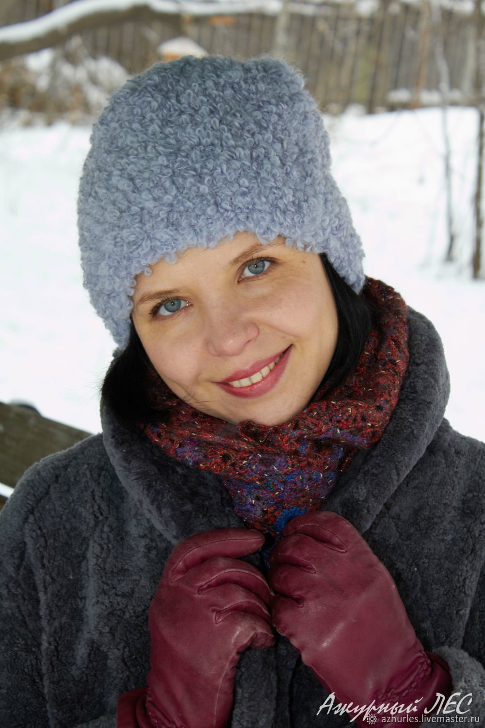 Шапка из букле