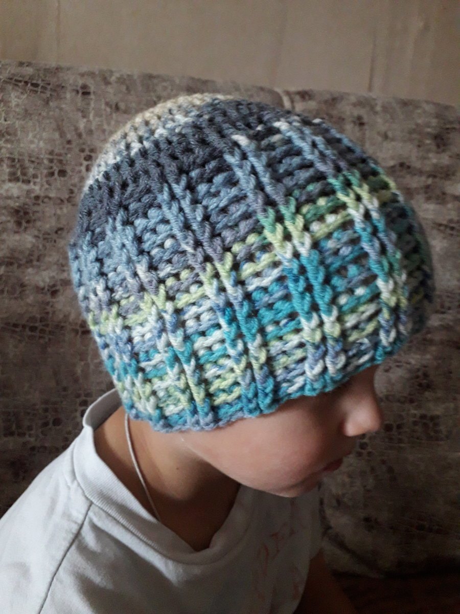 Макушка рельефными столбиками