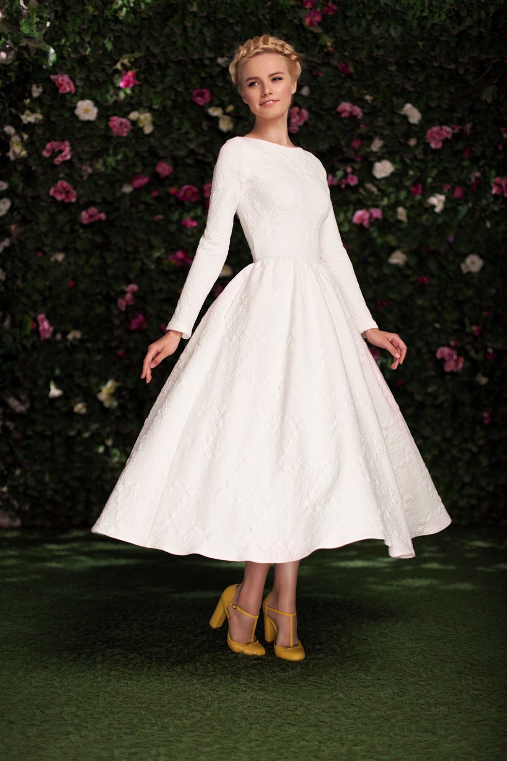 Вечерние платья французской длины