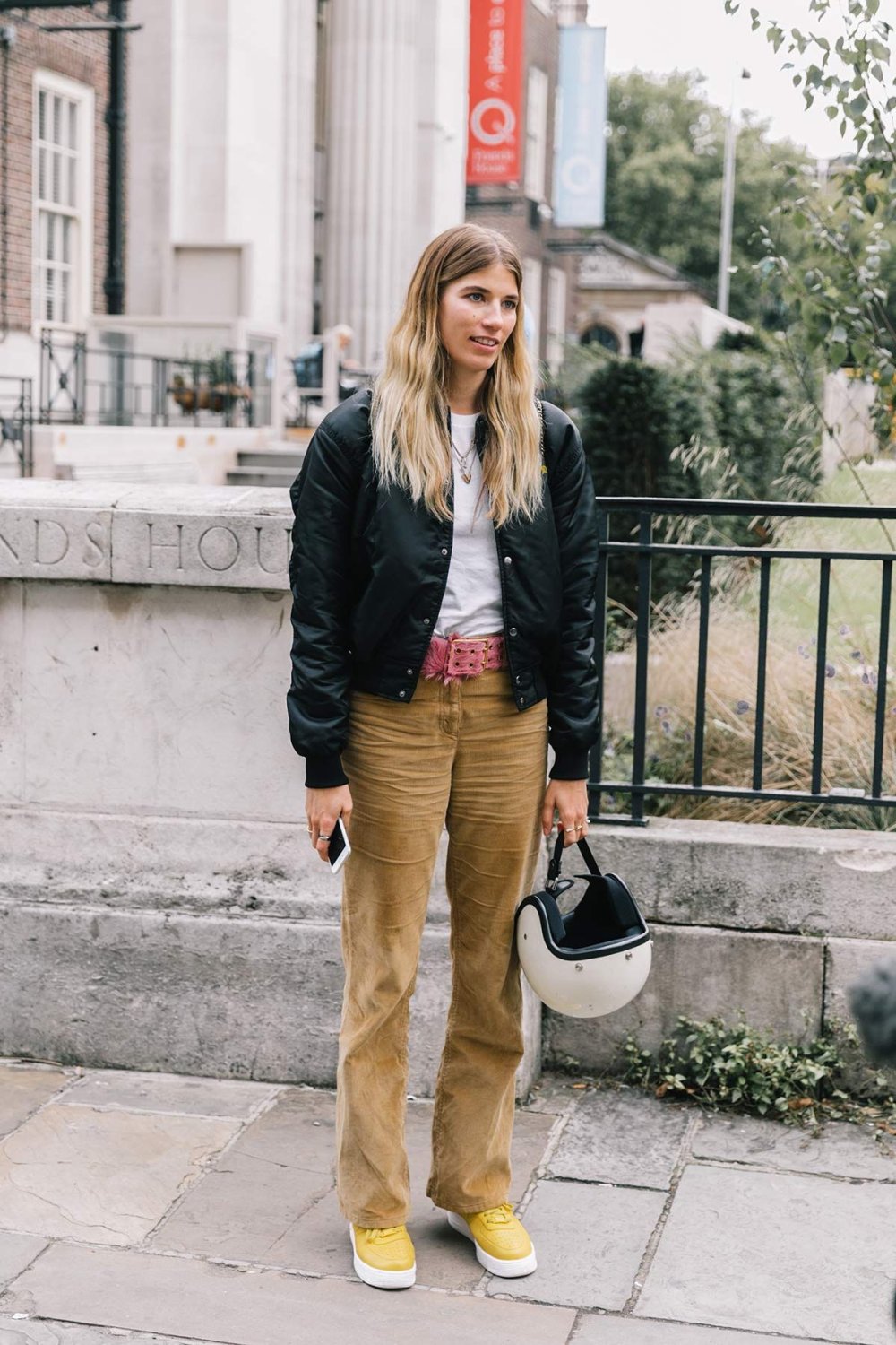 Вельветовые брюки стрит стайл