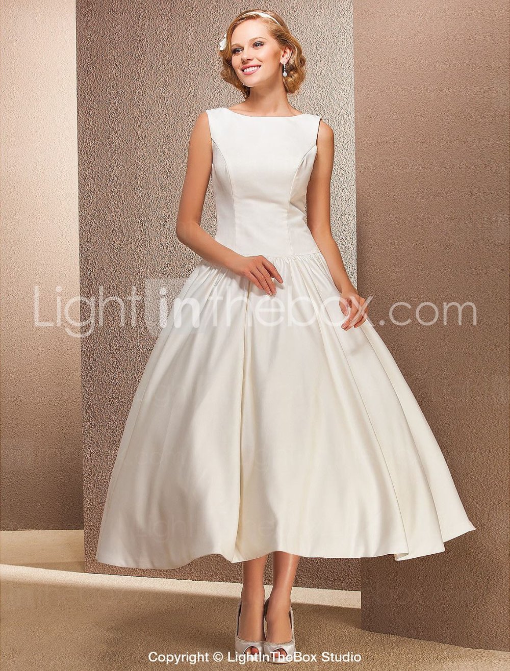 Свадебное платье по щиколотку