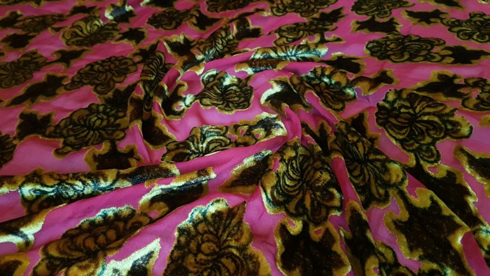 Платье из натурального панбархата