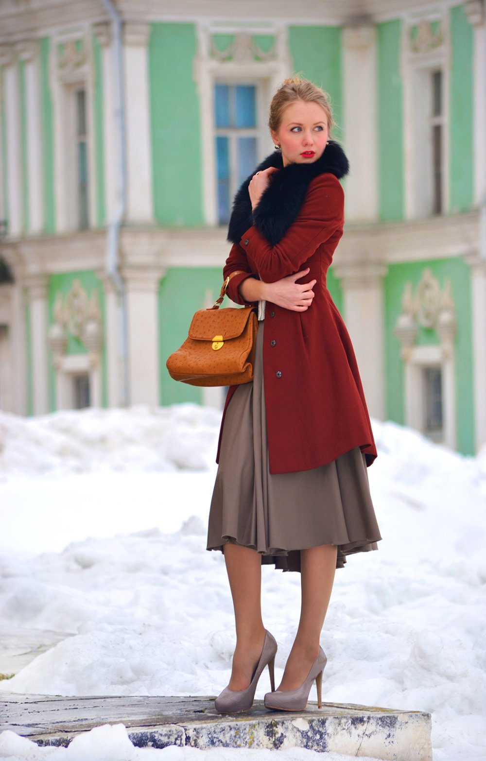 Зимний образ невесты