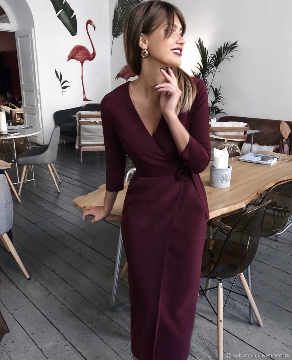 Платье из бархата