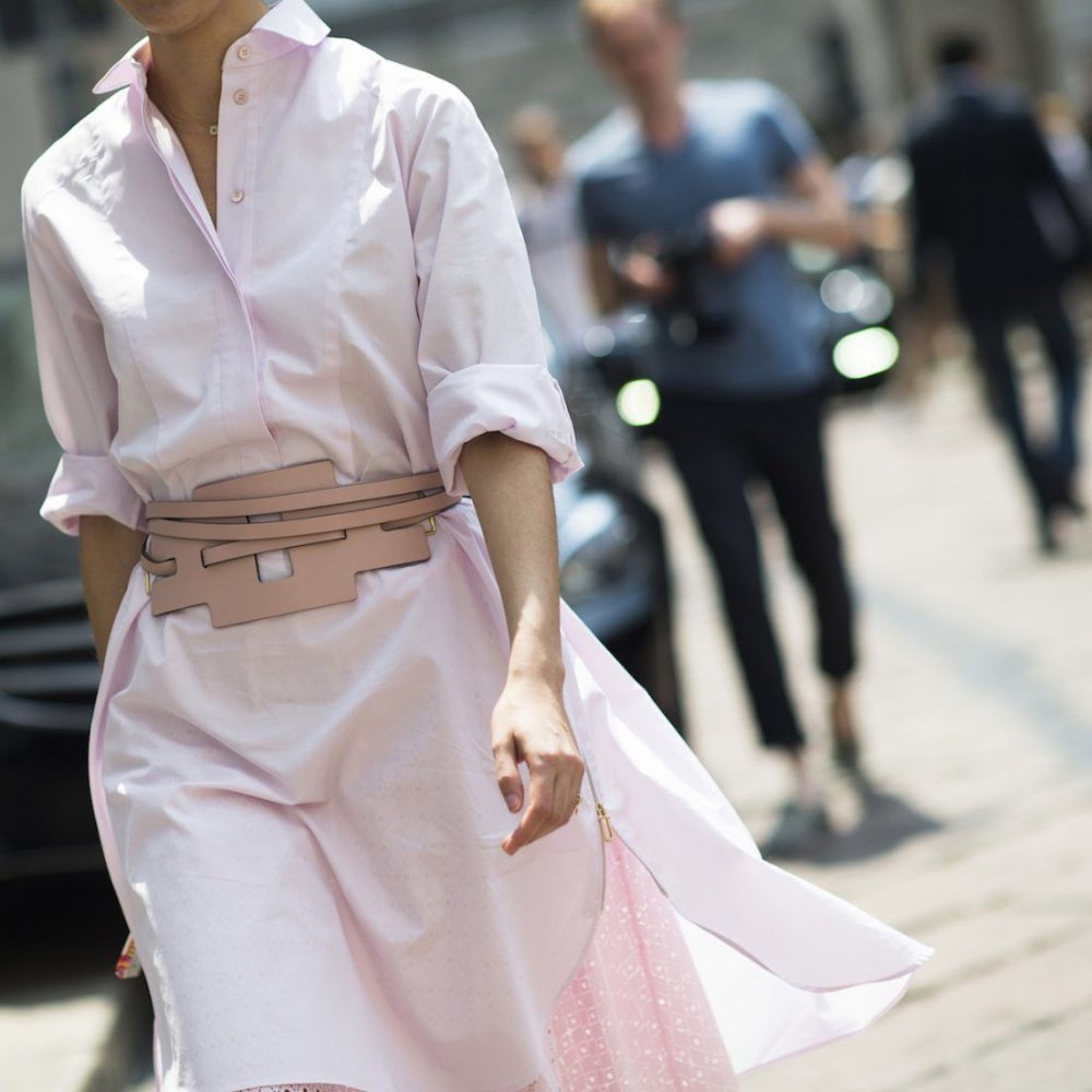 Платье рубашка миди