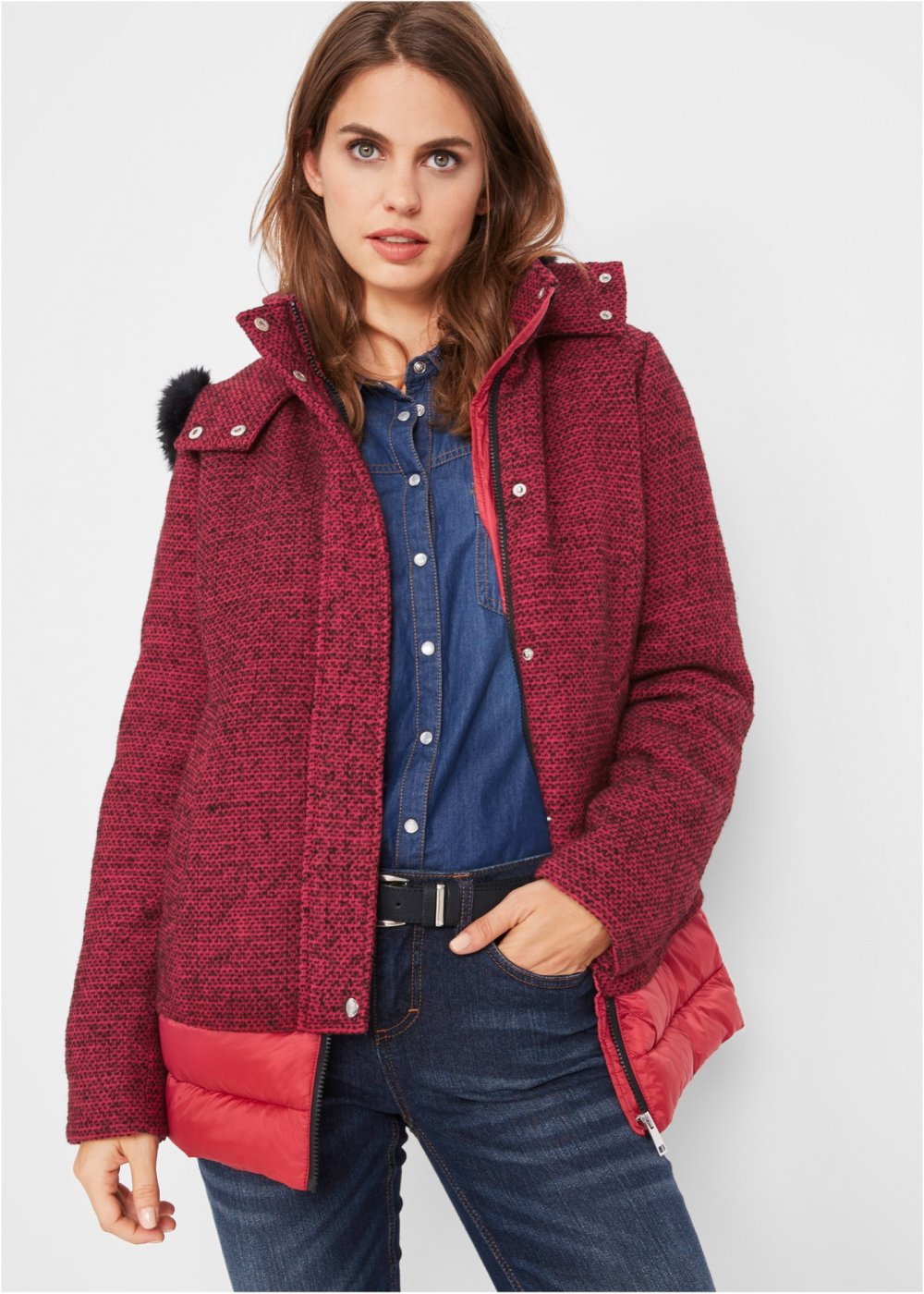 Бонприкс зимняя куртка на ватной подкладке