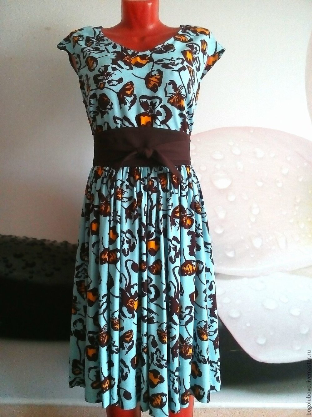 Платье из штапеля для девочки