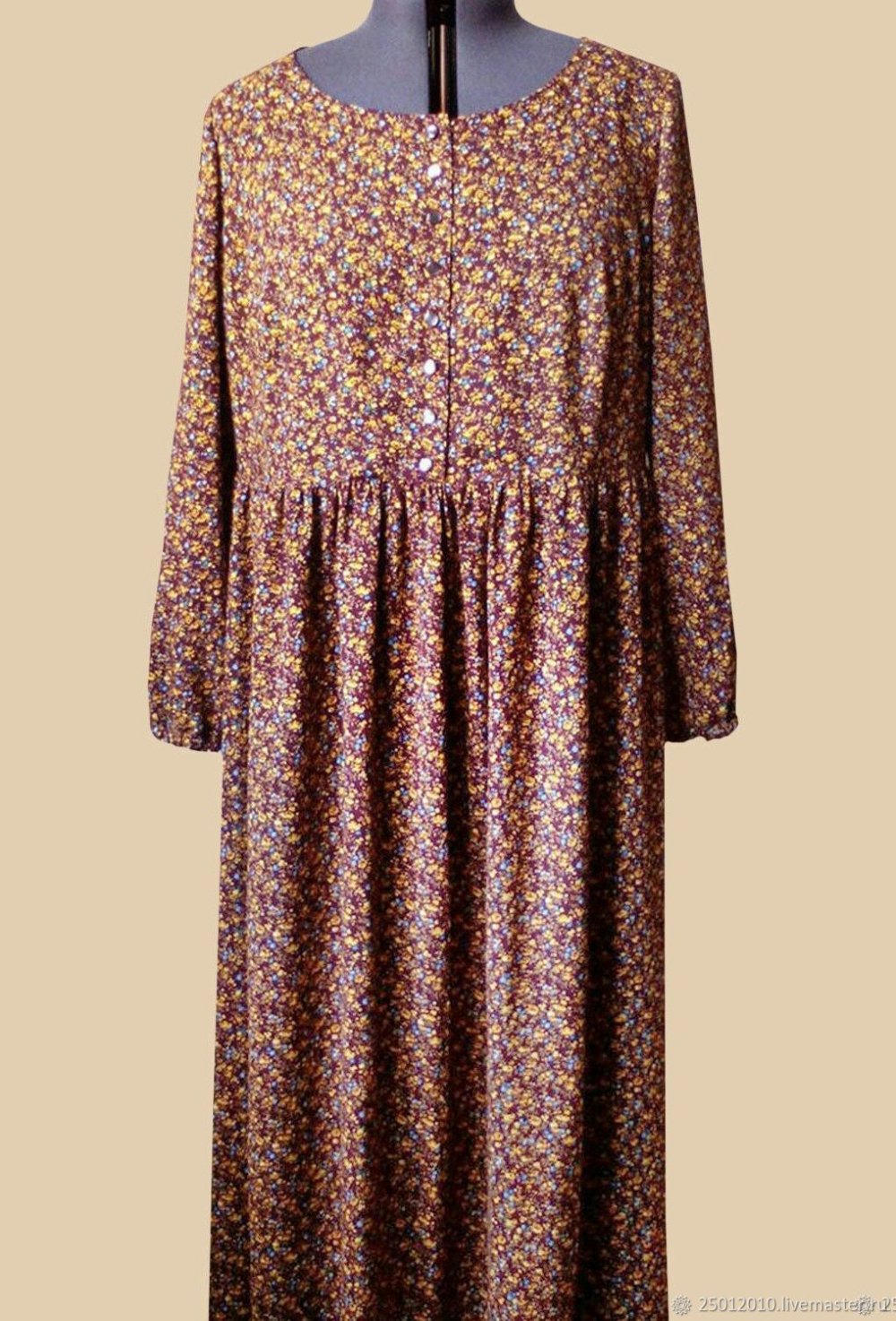 Детское платье из штапеля