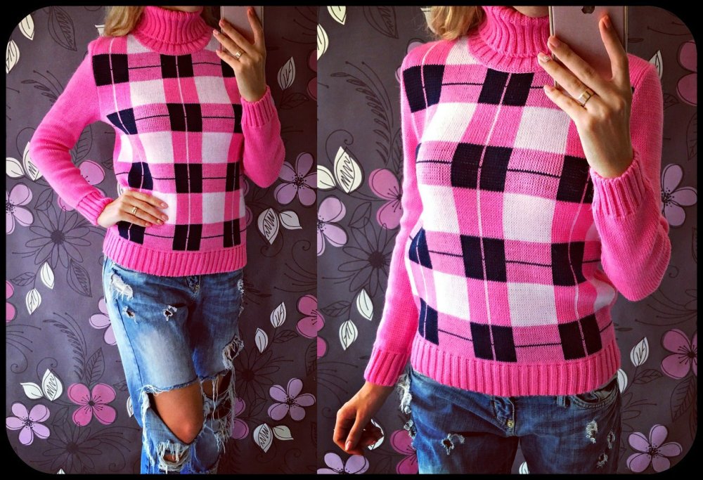 Свитшот женский модный комбинированный