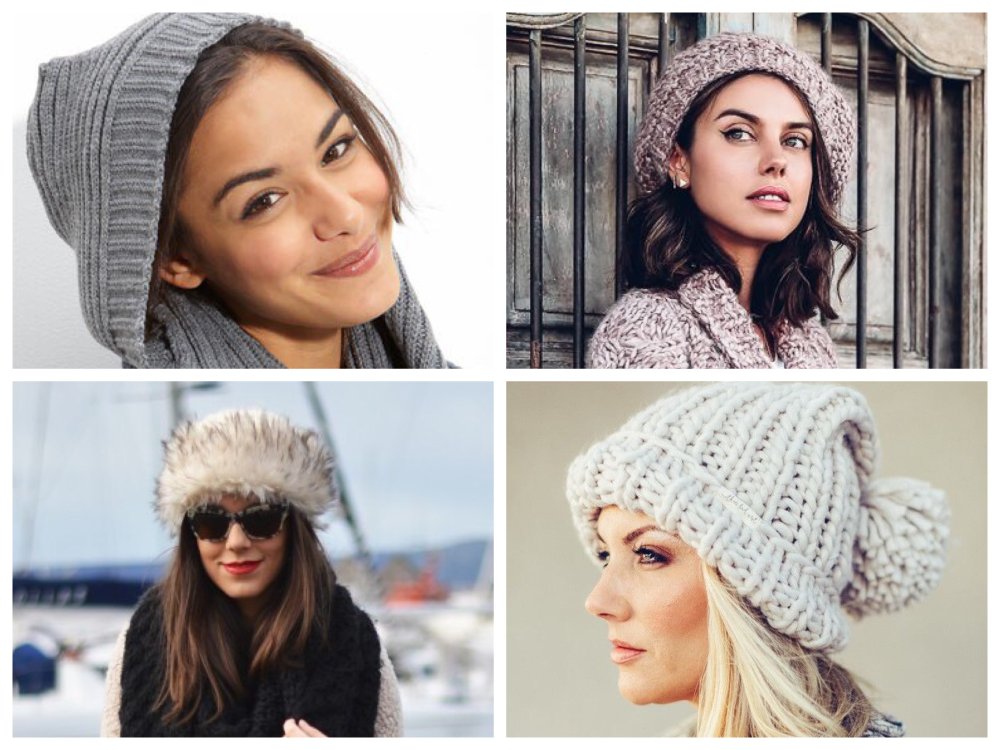 Вязаные беретки